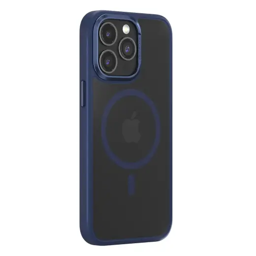 Comma Joy Elegant Mag telefoni ümbris MagSafe toega iPhone 15 Plus sinine