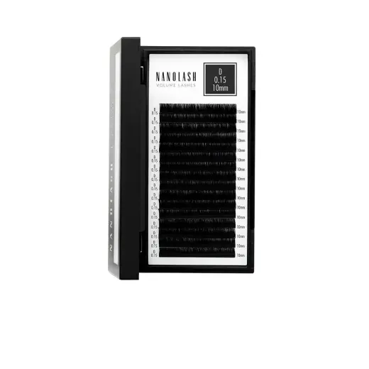 Nanolash Volume Lashes False Eyelashes 0.15 D 10mm 1 Pc