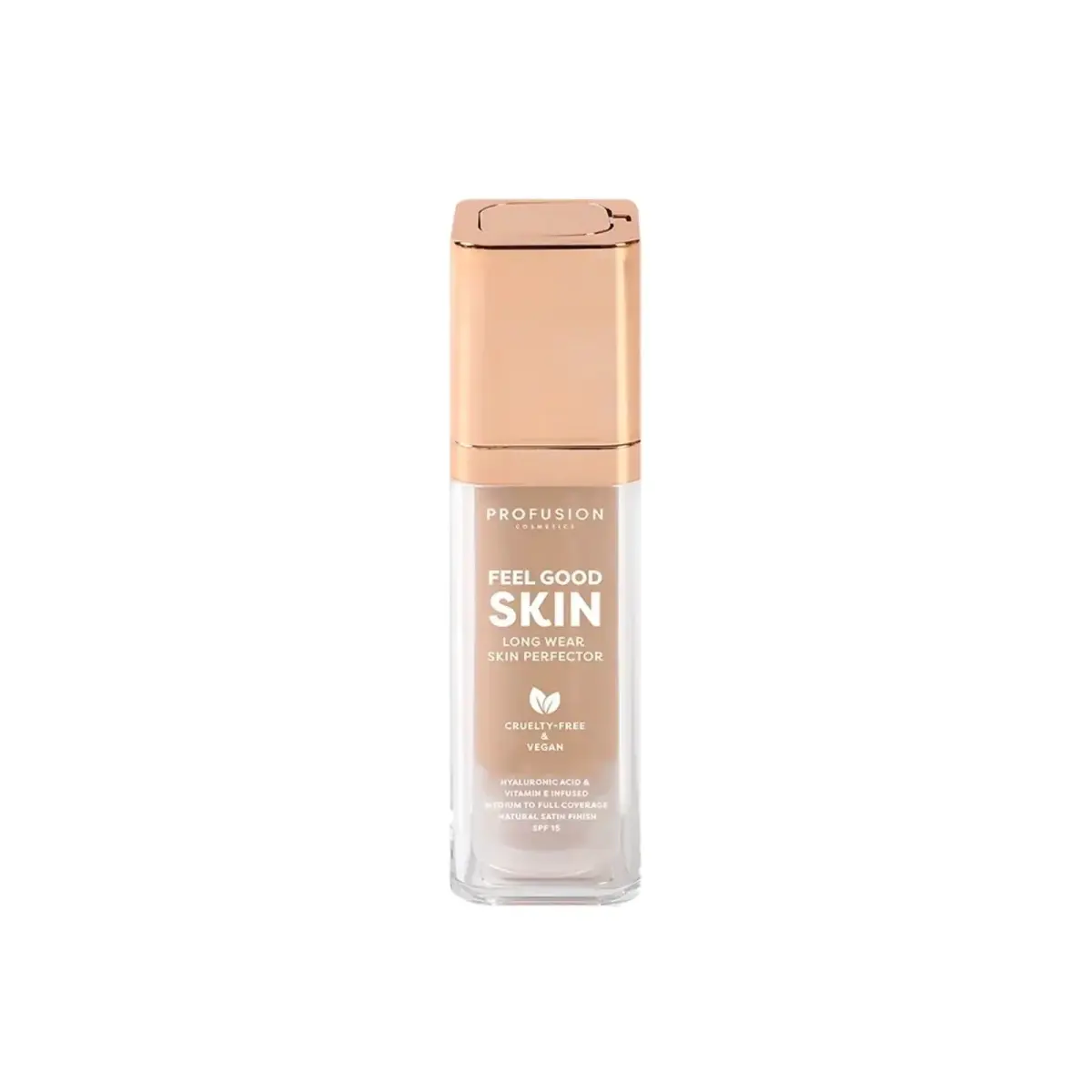 Profusion, Feel Good Skin, Satin Finish, Liquid Foundation, 320, Medium, SPF 15, 30 ml