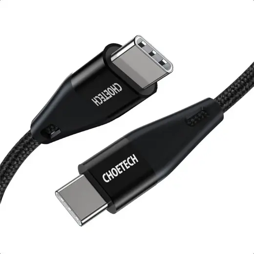 Choetech USB Type C - USB Type C charging data cable Power Delivery 60W 5A 2m black (XCC-1003)