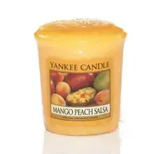 Mango Peach Salsa Candle - Aromatic votive candle