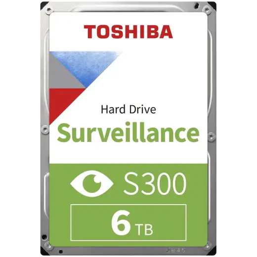 HDD Video Surveillance TOSHIBA S300 6TB SMR, 3.5'', SATA, TBW: 180