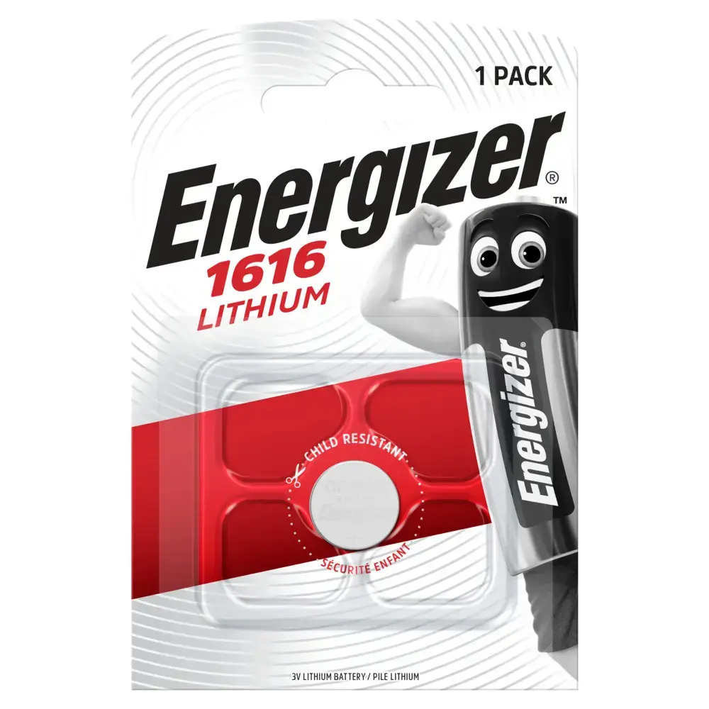 Energizer Lithium battery CR1616 3V 60mAh