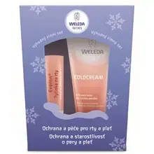 Winter set to protection and care for lips and skin
