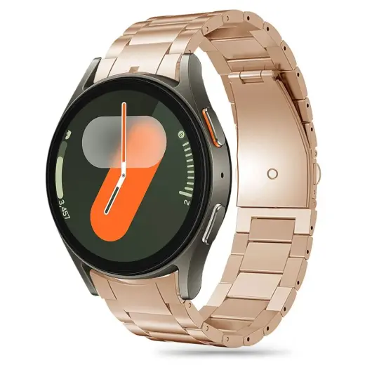 ЗАЩИТНОЕ ПОКРЫТИЕ ИЗ НЕРЖАВЕЮЩЕЙ СТАЛИ ДЛЯ ЧАСОВ SAMSUNG GALAXY WATCH 4 | 5 | 5 PRO | 6 | 7 | FE BLUSH GOLD