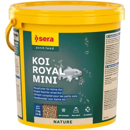 Barība dīķa zivīm - Sera KOI Royal Mini, 3800ml (1.1kg)