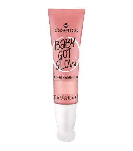 Essence, Baby Got Glow, Illuminating, Liquid Highlighter, 20, Rose & Shine, For Face, 10 ml