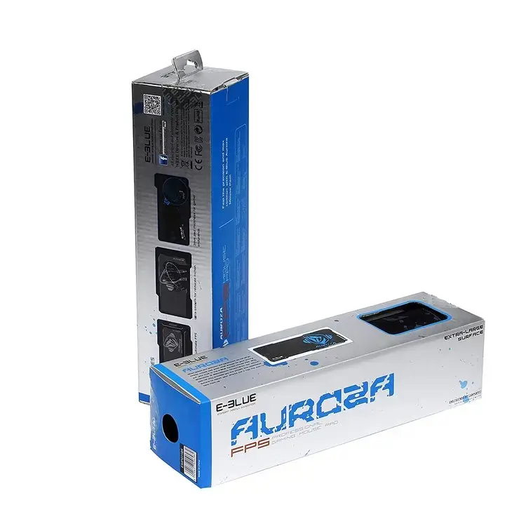 E-Blue Auroza M (365x265) Gaming Spēļu Peļu Paliktnis Melns | Zils