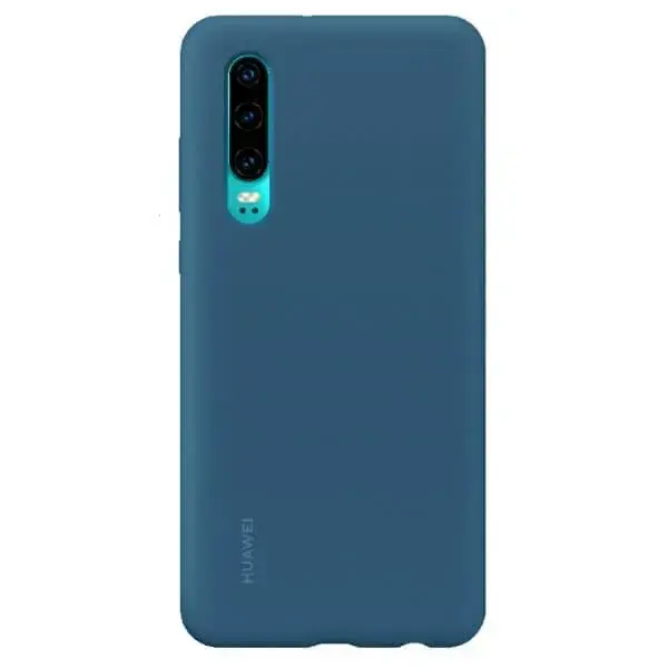 Huawei Silicone Case P30 niebieski blue 51992850