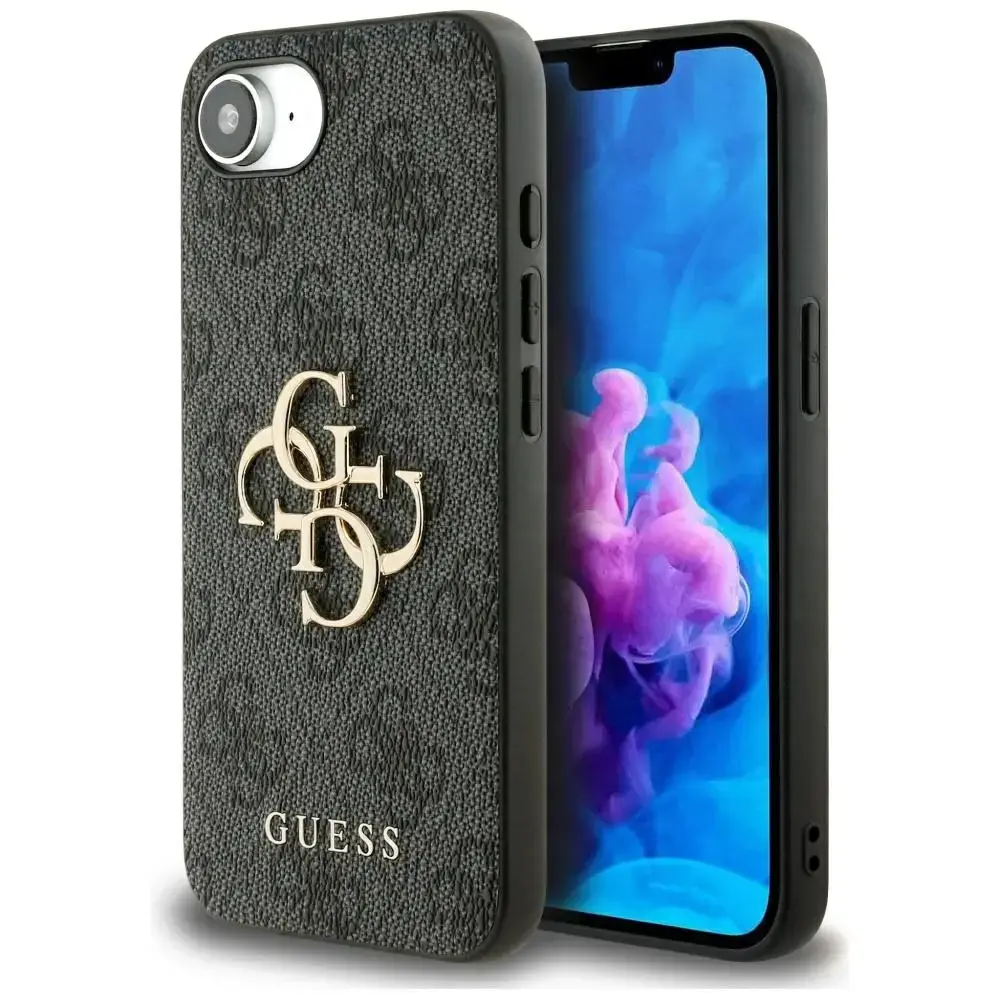 Case Guess 4G Big Logo for iPhone 16e     black