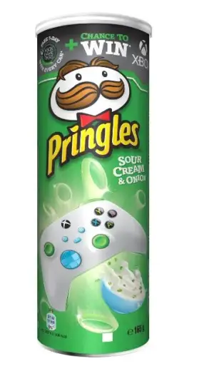 Čipsi PRINGLES ar krējumu un sīpoliem Gaming 165 g