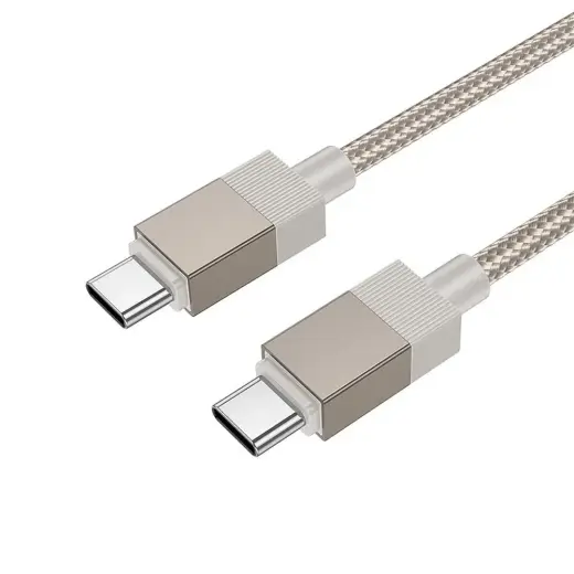 Hoco X110 duomenų perdavimo ir įkrovimo laidas | USB-C į USB-C | PD, QC 3.0 | 60W | 1m | auksinis