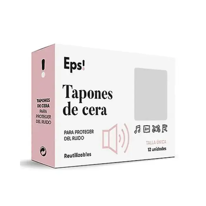 EPS Wax Earplugs, 12pcs (8430022015034)