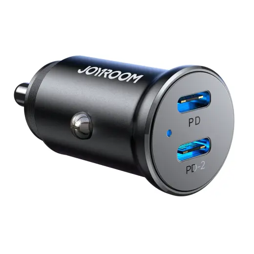 Joyroom JR-CCN06 automašīnas lādētājs | 30W | PD, QC, PPS | USB-C | melns