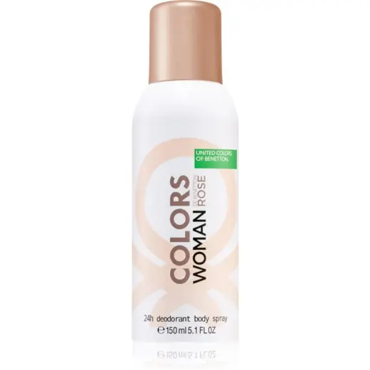 Benetton, Colors Rose, Deodorant Spray, For Women, 150 ml