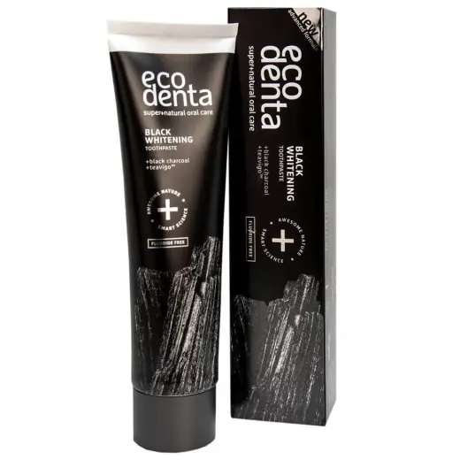 Ecodenta, Black Whitening, Whitening & Freshening, Toothpaste, 75 ml