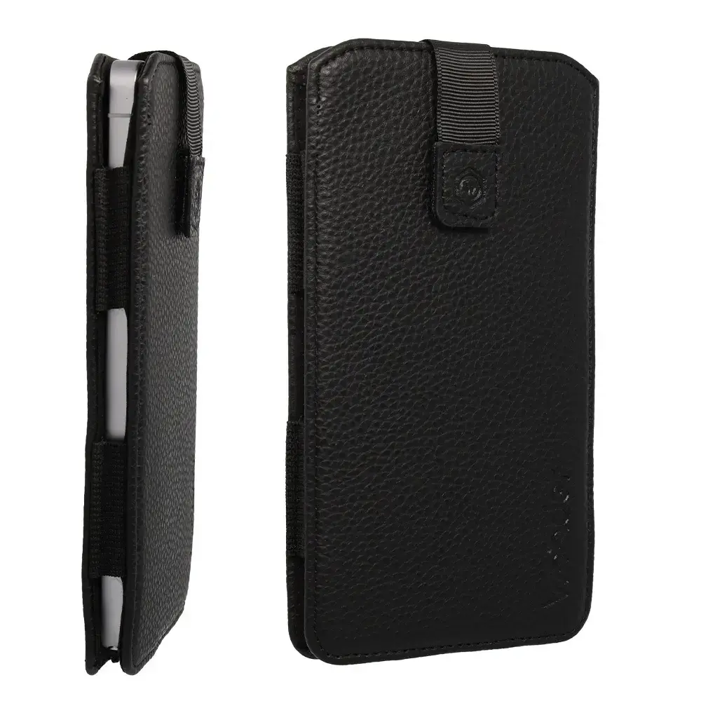 WONDER Flexi Pouch Case (Size XL) for Iphone 17 Air, iPhone 16 Plus/Samsung S26 Plus/S25 Plus/A56/A55/A54/Xiaomi 15/14/13T Pro/13T/Oppo Find X8/Find X7/Reno 12 Pro/Vivo X200/X100/V40 Pro/Motorola Edge 50 Pro/Edge 50/Edge 30 Fusion black