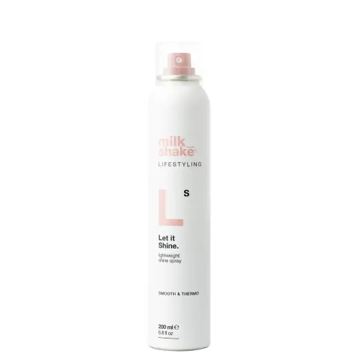 Milk Shake, Let It Shine, Hair Spray, Smooth & Thermo, Light Hold, 200 ml