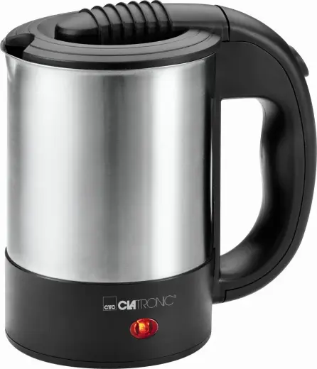Clatronic WKR 3624 electric kettle 0.5 L Black Stainless steel 1000 W
