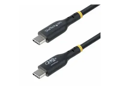 StarTech.com 3m USB C Charging Cable, USB-IF Certified USB-C Cable, 240W - USB-C cable - 24 pin USB-C to 24 pin USB-C - 3 m