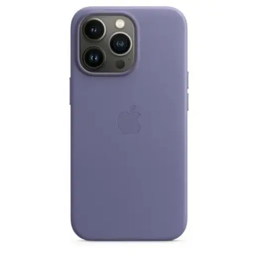 MM1F3ZM|A Apple Leather Magsafe Cover for iPhone 13 Pro Wisteria