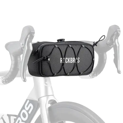 Torba na kierownicę 1,9L Rockbros TL001 ROAD TO SKY wodoodporna – czarna