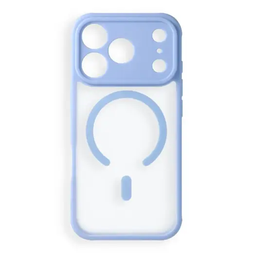 Case for iPhone 17 Pro / 18 Pro Full Matte Mag Cover compatible with MagSafe blue
