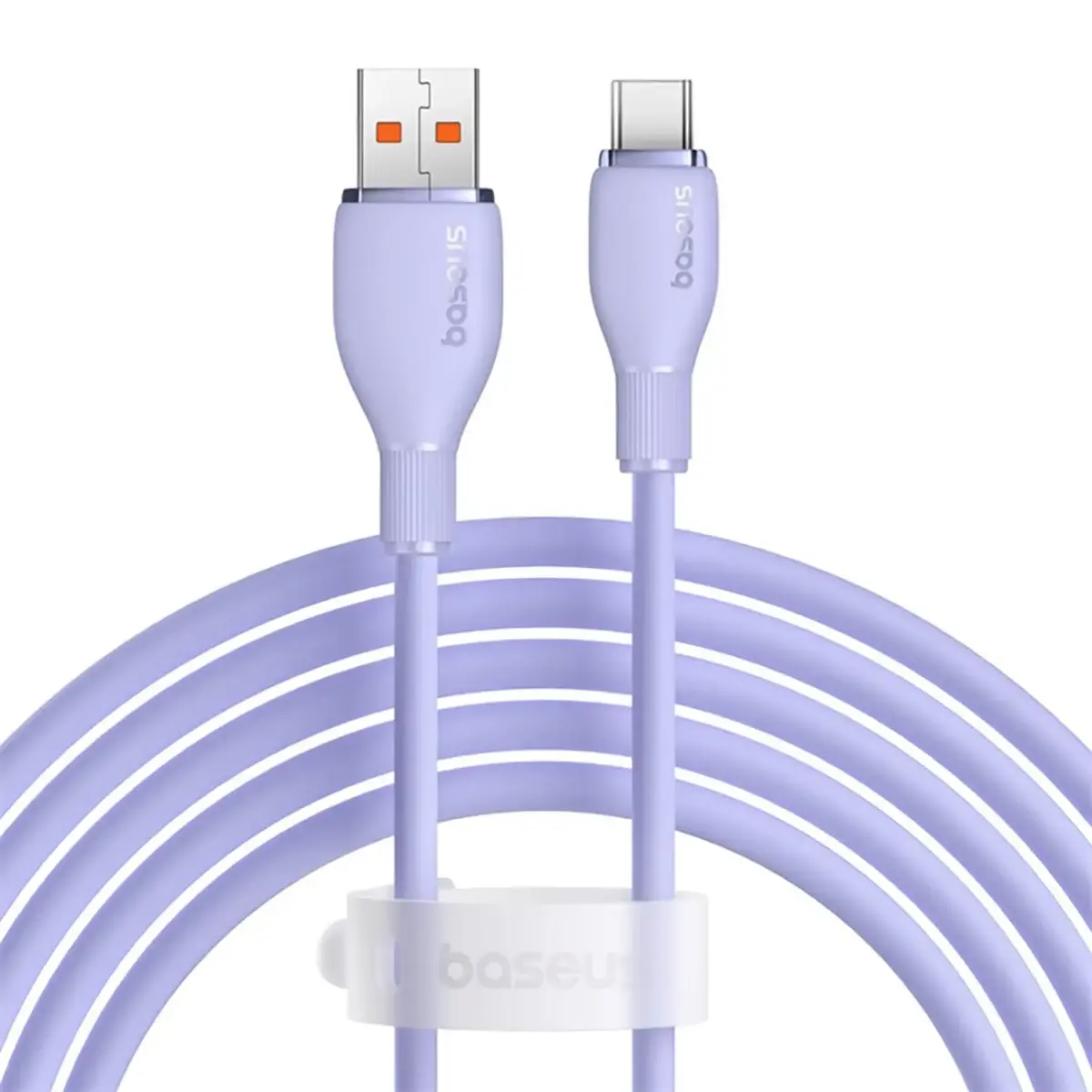Baseus Pudding data transfer and charging cable | USB-A to USB-C | 100W | 2m | purple