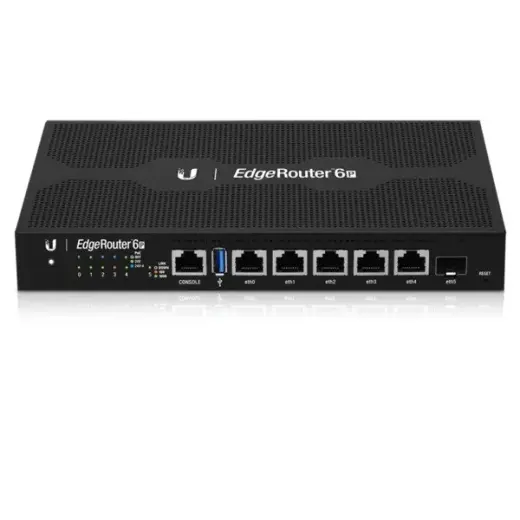 Ubiquiti EdgeRouter 6P wired router Gigabit Ethernet Black 817882020640