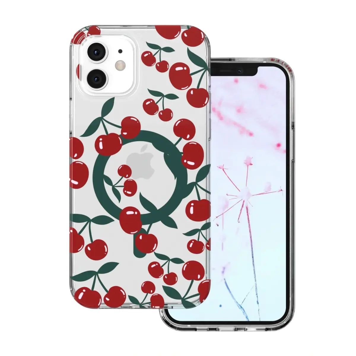 Cherry Mag maciņš ar MagSafe atbalstu telefonam iPhone 11 caurspīdīgs