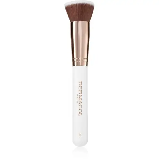 Dermacol Rose Gold Cosmetic Makeup Brush with Case D51