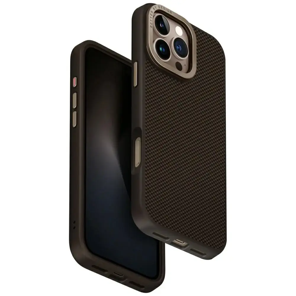 Case UNIQ Keva Max for iPhone 16 Pro Max Magclick Charging Camera Stand brown