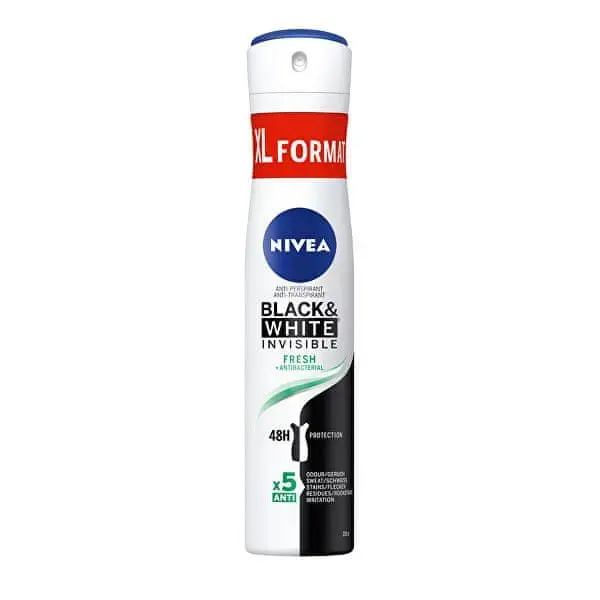 Nivea Black & White Invisible Fresh Antiperspirant - Spray - 200ml