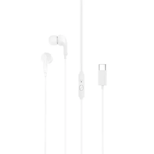 XO wired earphones EP82 USB-C white