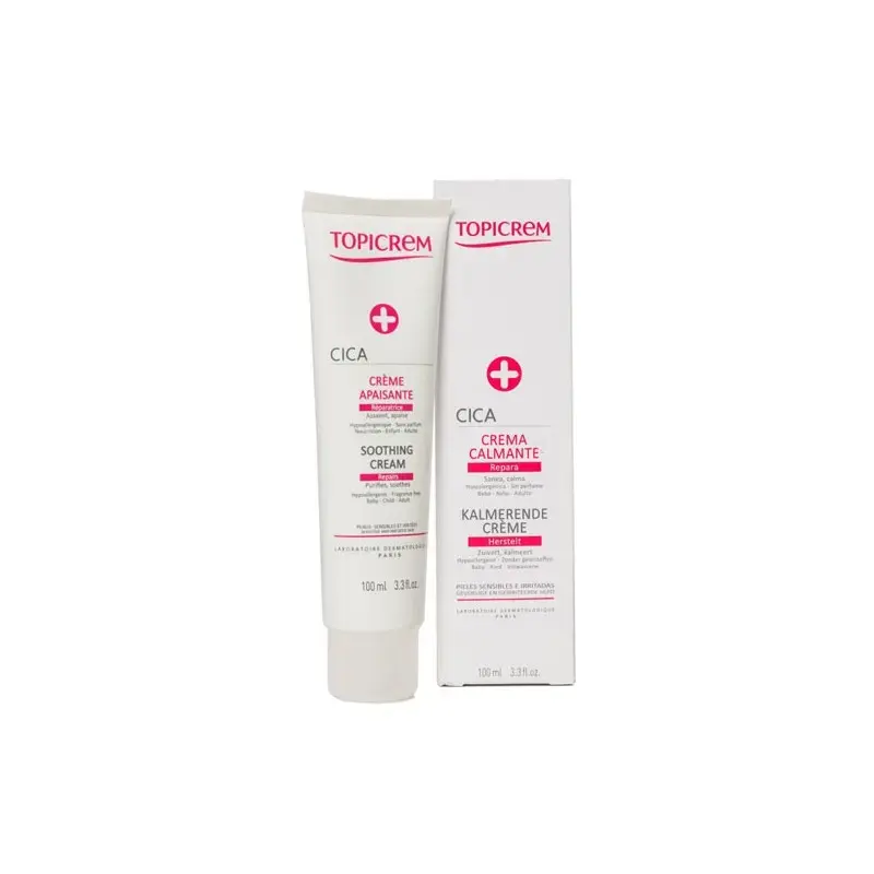 Topicrem CICA Emollient Cream for Face and Body 100 Ml