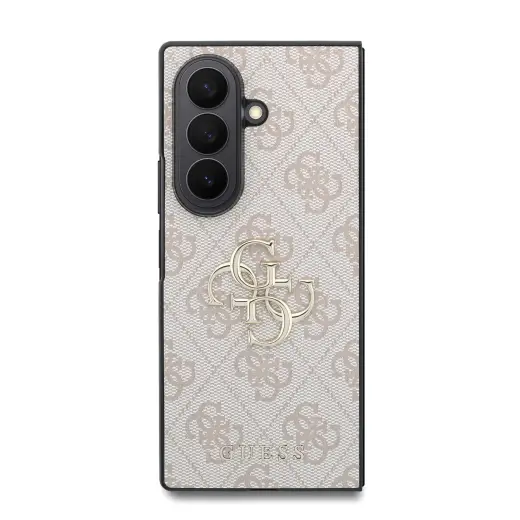 Guess 4G Metal Logo чехол для телефона Samsung Galaxy Z Fold 8 Ultra (F976) розовый
