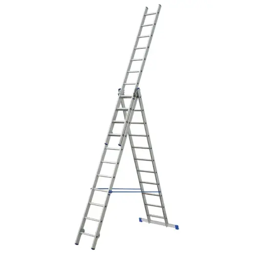 Kāpnes alumīnija VHR3x 7 pak. garums 3.99m (3x1.9m) Elkop