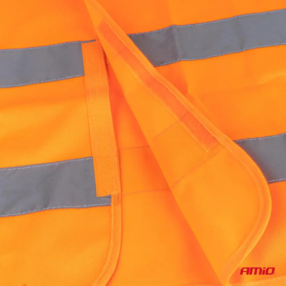 Safety vest orange with certificate XXL AMIO-03985