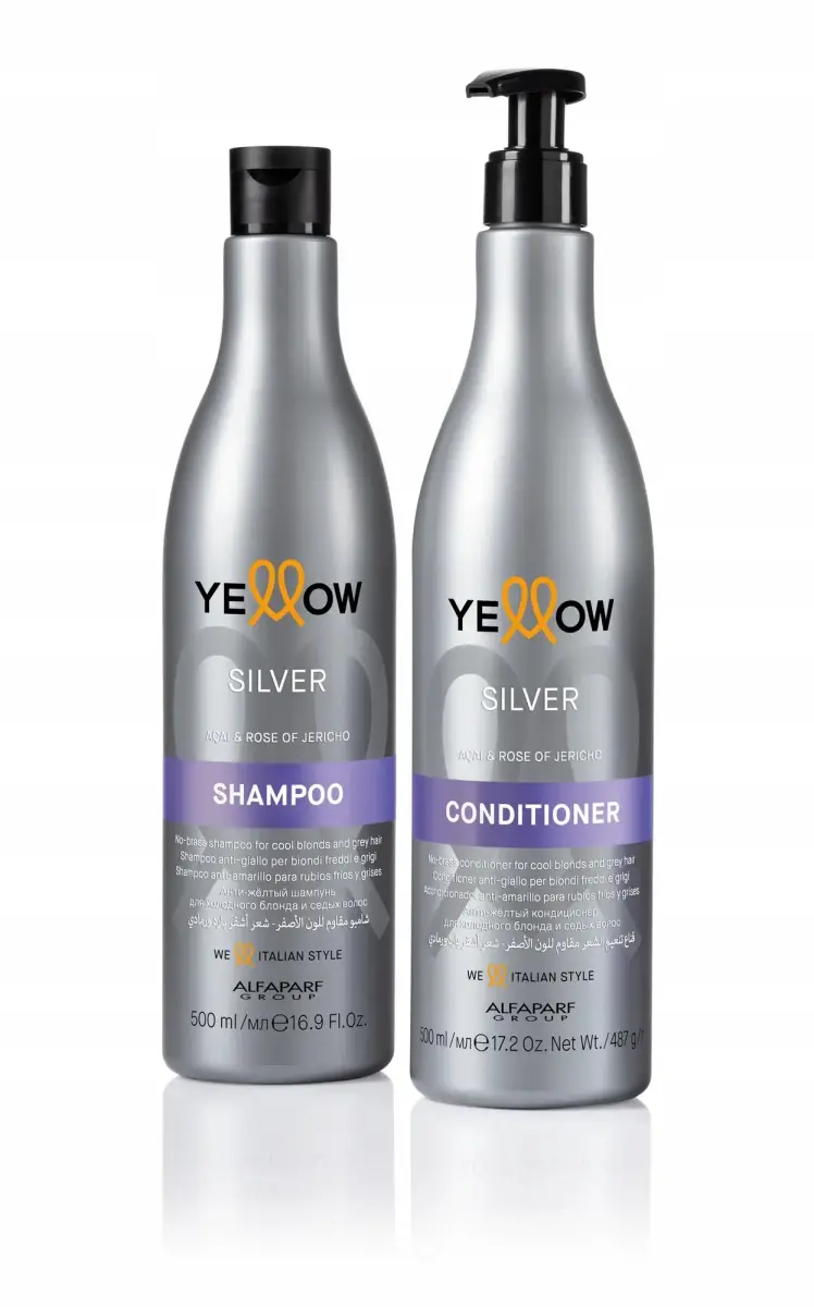 Alfaparf Yellow Silver Szampon Zimny Blond 500ml