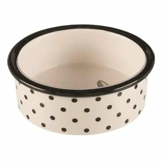 Bļoda dzīvniekiem, keramika - Trixie Zentangle ceramic bowl, 0.3 l/ø 12 cm