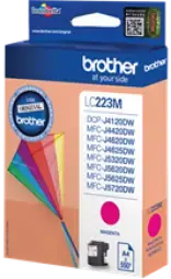 Tintes kārtridžs Brother LC223M Magenta