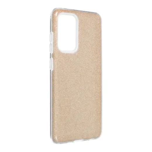 Shining maciņš telefonam Samsung Galaxy A52 5G | A52 4G | A52s 5G zelta krāsā
