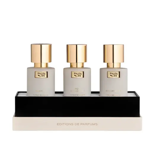 Editions De Parfums Fraiche Set Maison De L'Asie: Nanyang, Extrait De Parfum, Unisex, 15 ml + Bois d'Indonesie, Extrait De Parfum, Unisex, 15 ml + Bangkok 9/9, Extrait De Parfum, Unisex, 15 ml