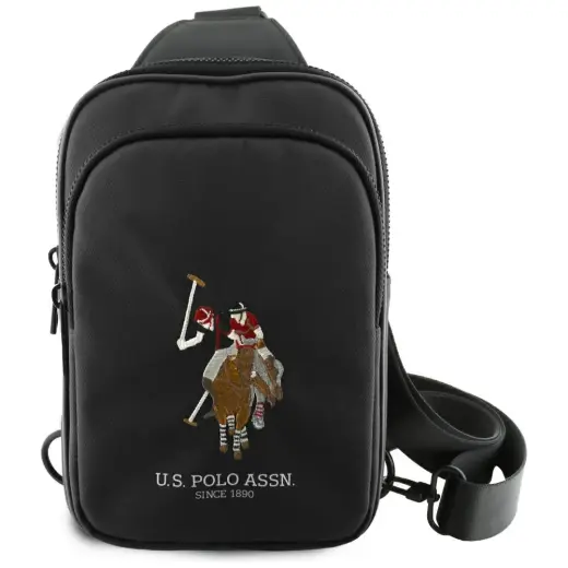 Torebka na telefon US Polo Petit Pique    Crossbody czarny