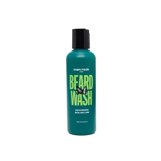 Men Rock Awakening Beard Wash  Beard Care  Sicilian Lime  3.4 Oz