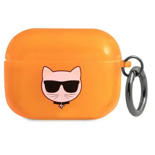 Karl Lagerfeld KLAPUCHFO AirPods Procover orange Choupette