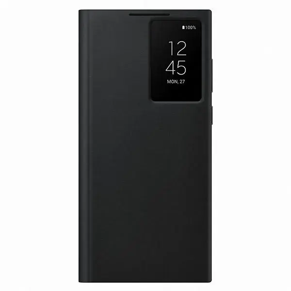 EF-ZS908CBE Samsung Clear View Case for Galaxy S22 Ultra Black