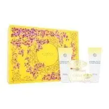 Versace Yellow Diamond Gift set EDT 90 ml, body lotion 100 ml, shower gel 100 ml and miniature EDT 5 ml