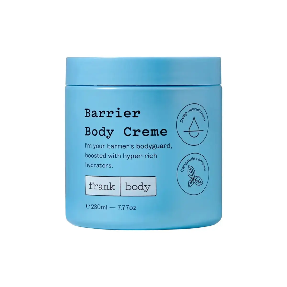 Frank Body, Barrier, Nourishing, Body Cream, 230 ml