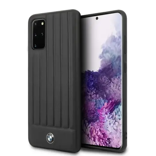 Etui hardcase BMW BMHCS67POCBK S20+ G985 czarny|black Signature
